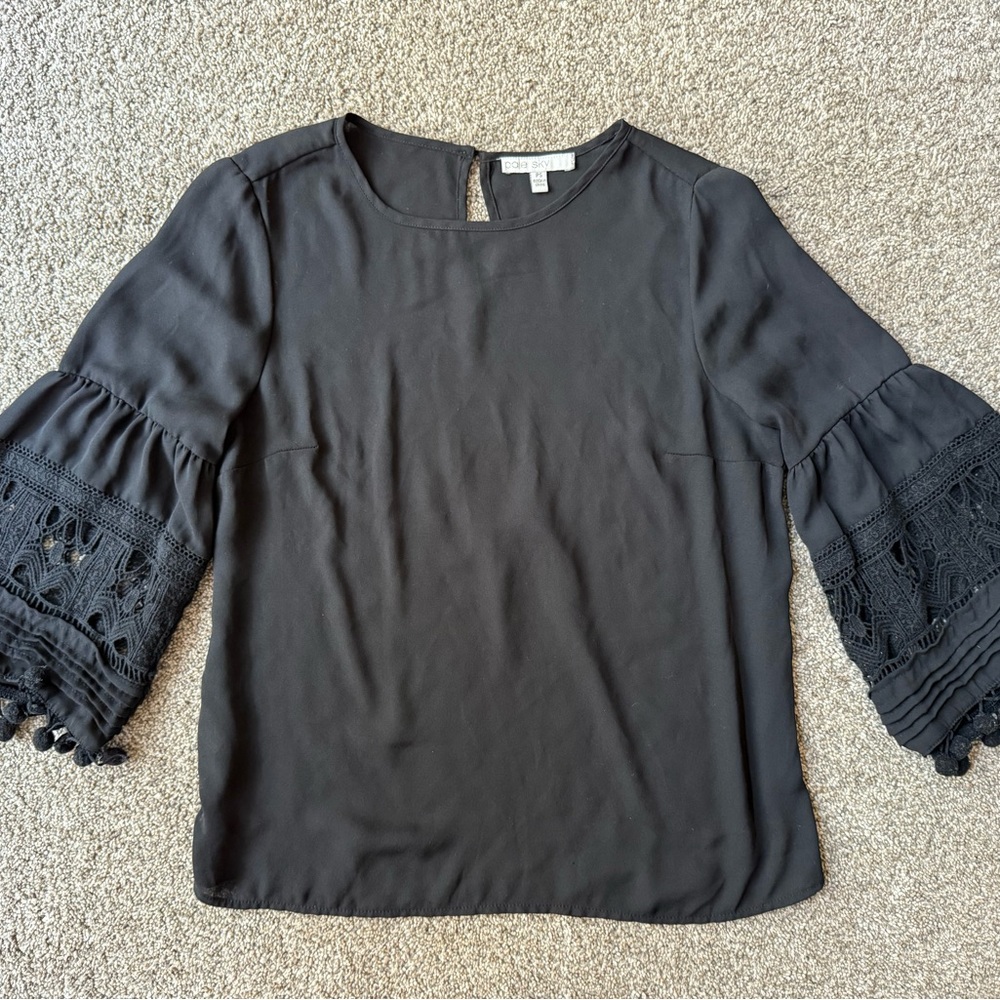 Elegant Black Women's Top